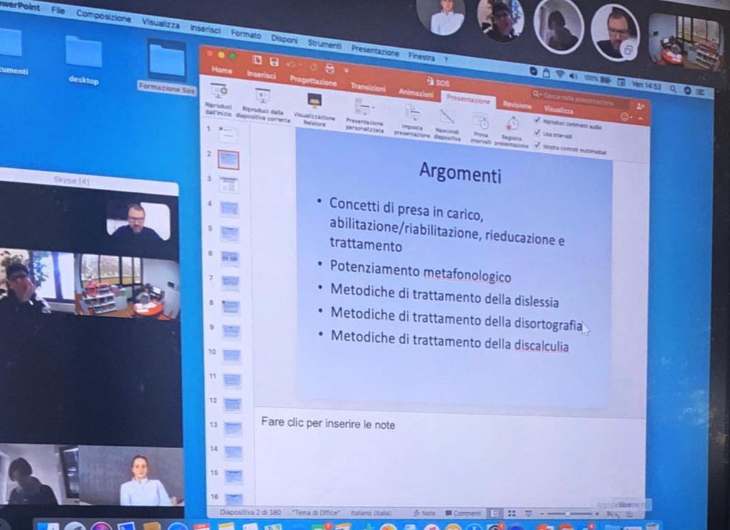 <p>videoconferenza per sos dislessia</p>