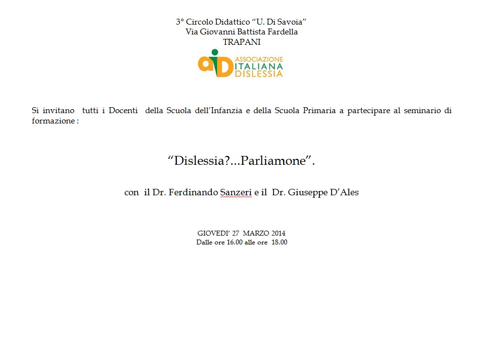 <p>dislessia?... parliamone</p>